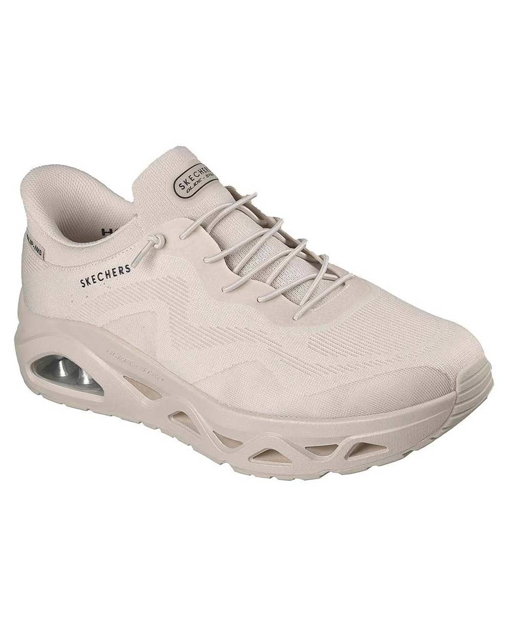 SKECHERS Sneakers Skechers uomo 183421 Uno glide natural 183421 NAT GLIDERS - UNO GLIDE 