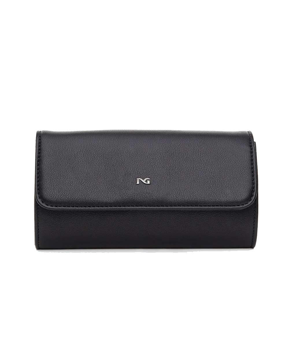 NEROGIARDINI BORSE Pochette Nerogiardini donna E443700DE nera E443700DE 100 T. NAPPA NERO 