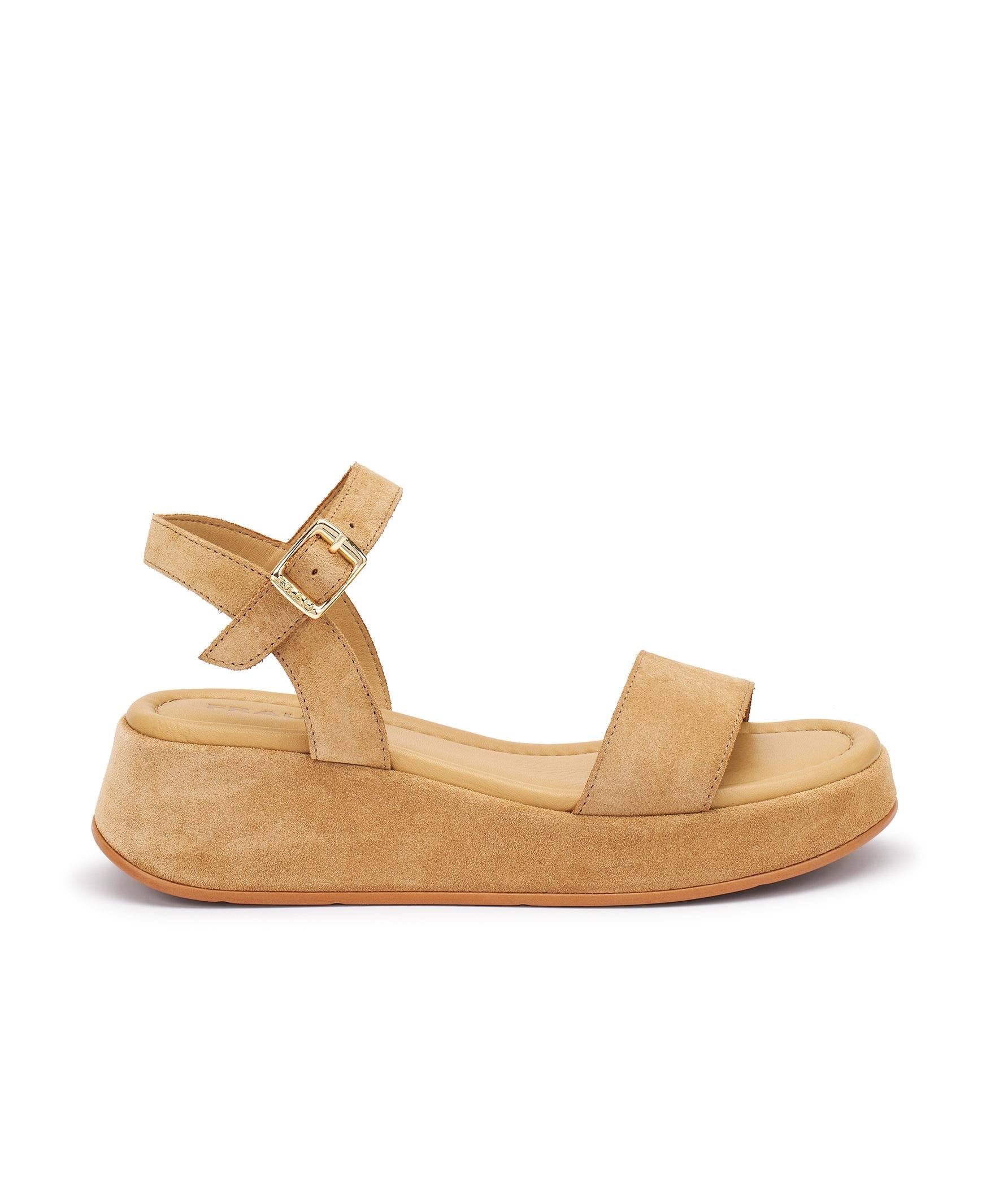 FRAU Sandalo frau donna 04b1 velour lion beige pelle 04B1 VELOUR LION 