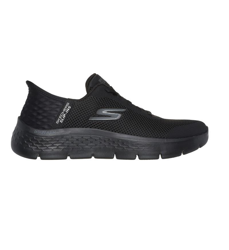 SKECHERS Sneakers Sketchers donna go walk flex grand entry black pe25 124836 BBK GO WALK BLACK 