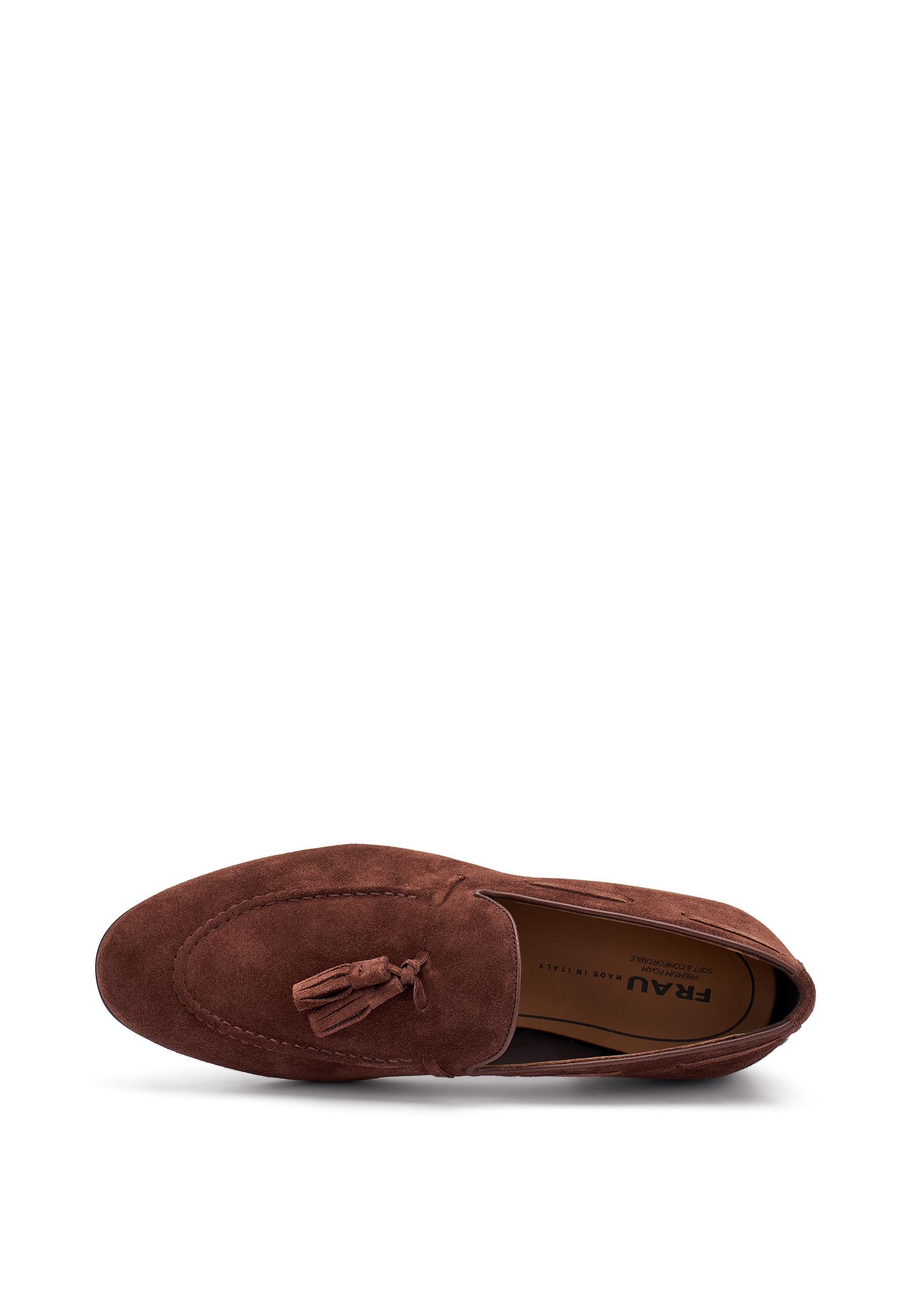 FRAU Mocassino frau uomo 71b2 suede moro nappine 71B2 SUEDE T.MORO 