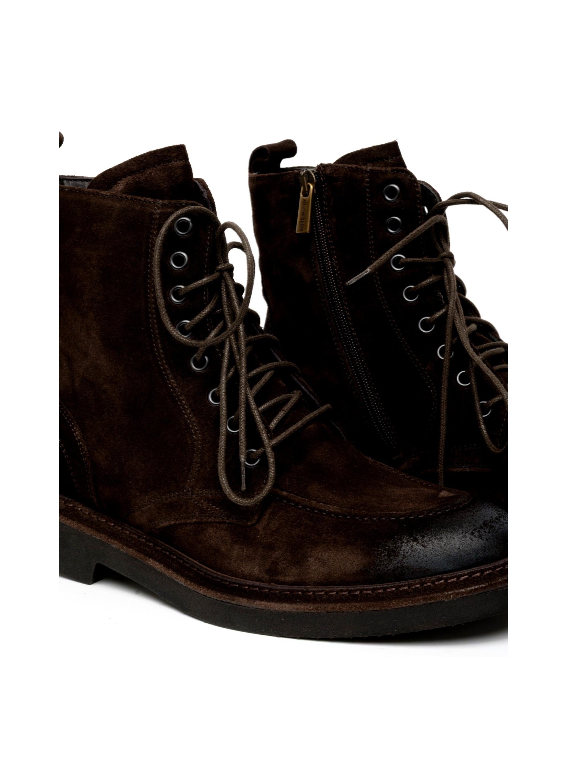 MARECHIARO Stivaletto marechiaro uomo 7765 moro a25 7765 CAMOSCIO TDM 