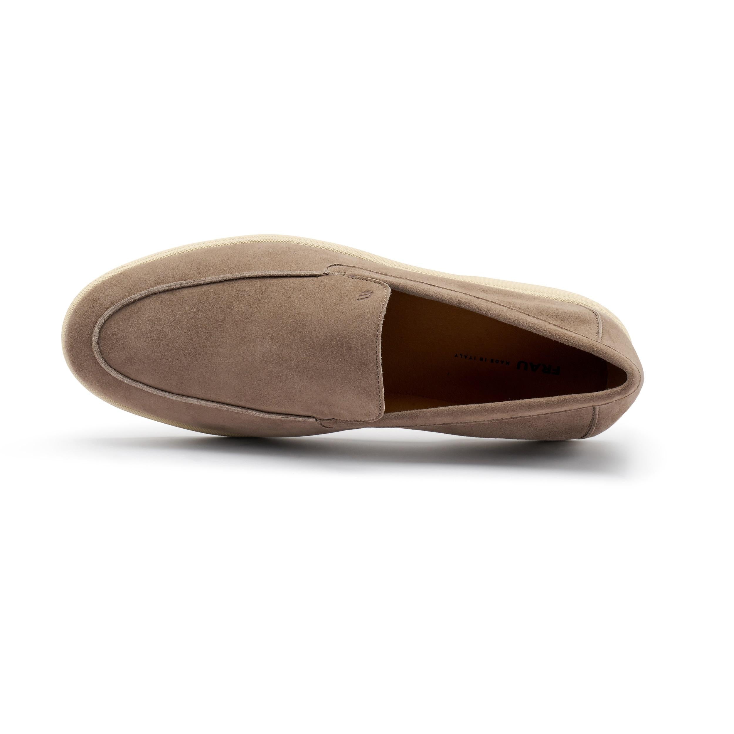 FRAU Mocassino fru uomo slip on 32d0 sand daino p25 32D0 DAINO SAND 