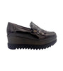 Mocassino lorenzo mari donna clea 02 venice mogano A25