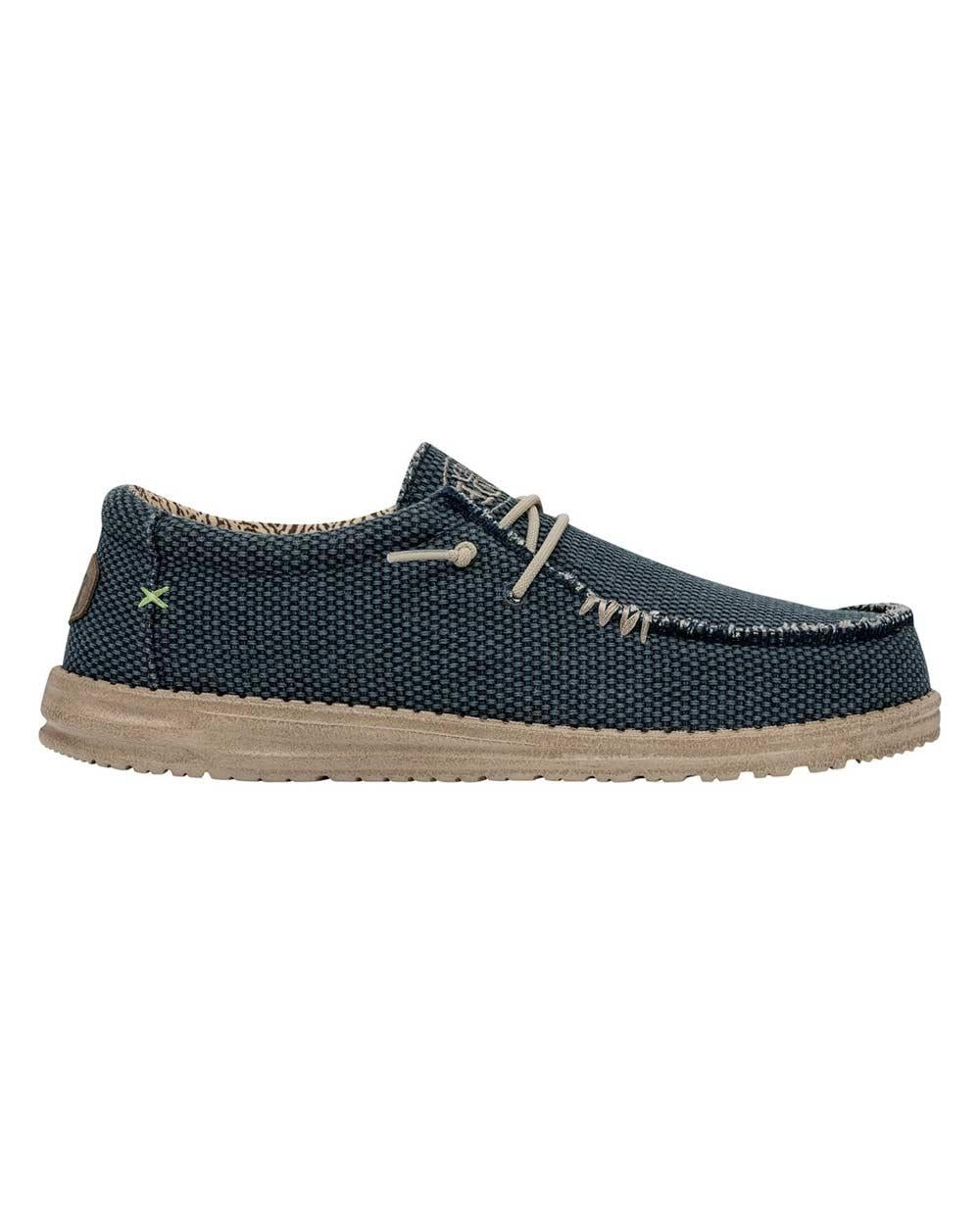 HEY DUDE Stringata Hey Dude uomo Wally 40003 blu 40003 4NM WALLY BRAIDED 
