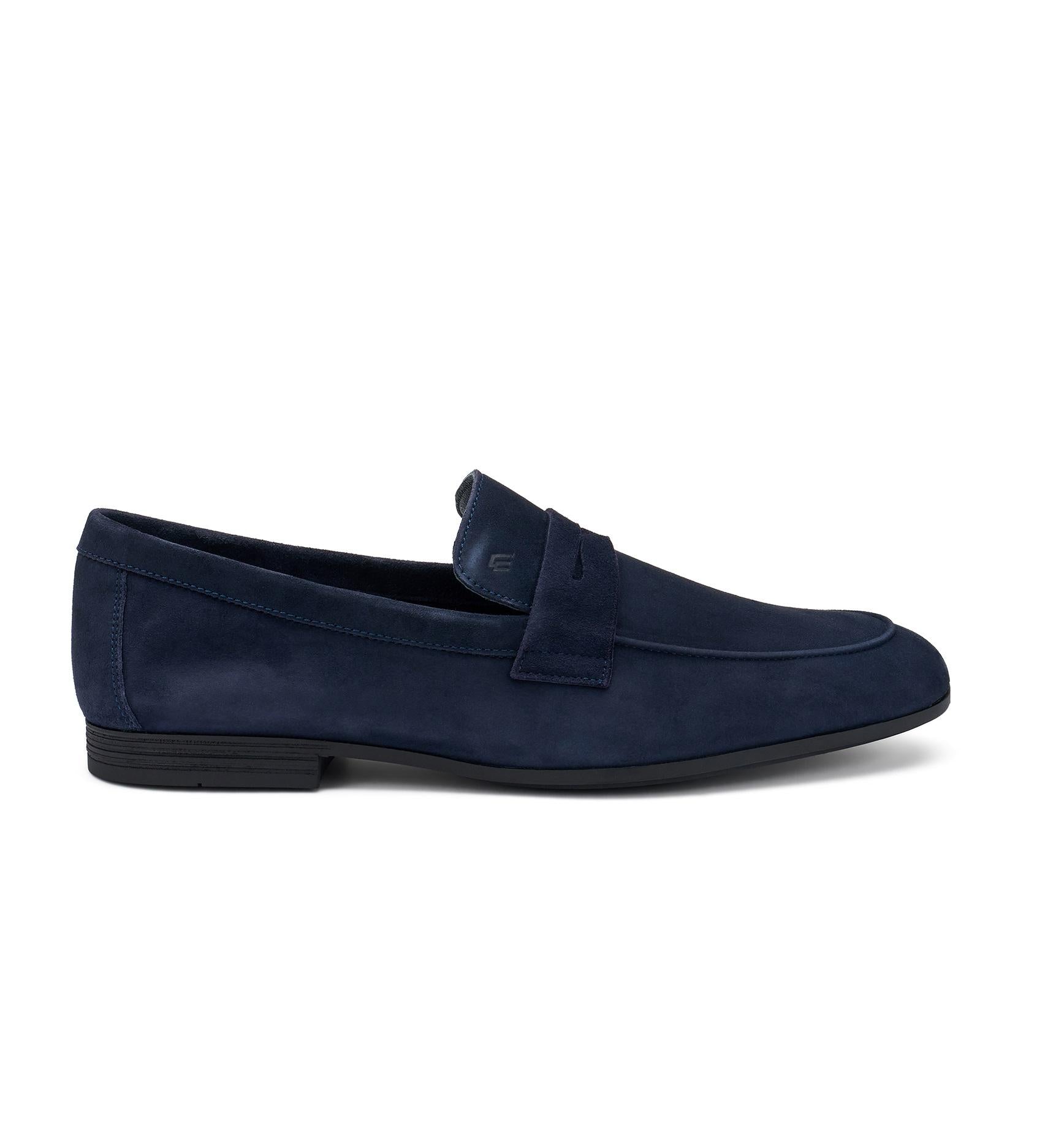 FRAU Mocassino frau uomo 34b5 blu suede scamosciato 34B5 DAINO BLU 