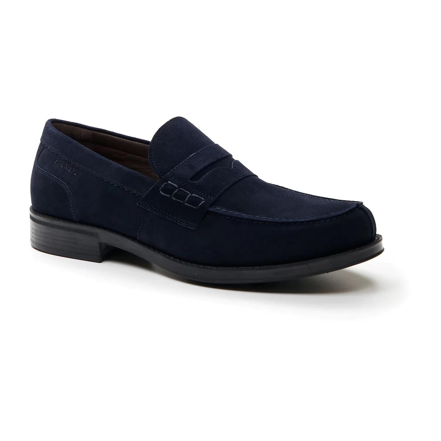 STONEFLY Mocassino stonefly uomo 218257 02z bliss 1 velour navy Ai 218257 096 DARK NAVY 