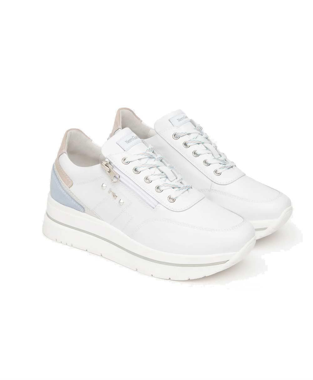 NEROGIARDINI Sneakers NeroGiardini donna E615203D bianca E615203D 707 SKIPPER BIANCO 