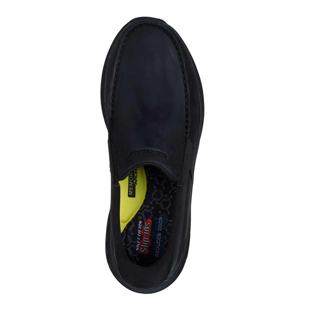 SKECHERS Mocassini Skechers uomo 205587 neri 205334 BBK OSGOOD 