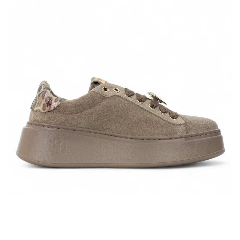GIO+ Sneakers Gio+ donna PIA430A tortora<BR/><BR/> PIA430A COMBI TORTORA 