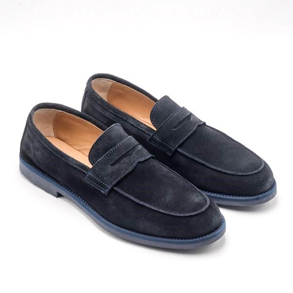 MARECHIARO Mocassini marechiaro uomo 7768 camoscio blu pe25 7768 CAMOSCIO BLU 