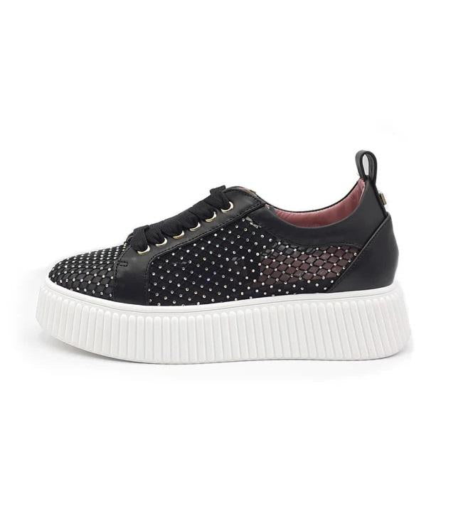 LORENZO MARI Sneakers lorenzo mari sally 24 rete nero strass pe25 SALLY 24 RETE STRASS NERO 