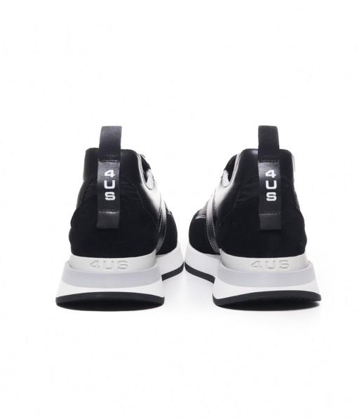 PACIOTTI 4US Sneakers Paciotti 4us uomo sean 400 01 black a24<BR/><BR/> SEAN 400-01 BLACK 