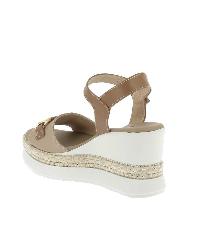 NEROGIARDINI Sandali NeroGiardini donna E513552D lino E513552D 453 TAMIGI LINO 