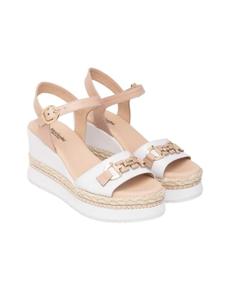 NEROGIARDINI Sandali NeroGiardini donna E513552D bianchi E513552D 707 LOIRA BIANCO 