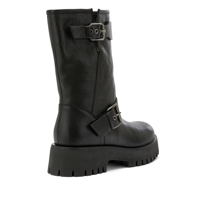 CARMENS Anfibi carmens donna buckle 54004 neri ai KERRY BUCKLE 54004 MINORCA NERO 