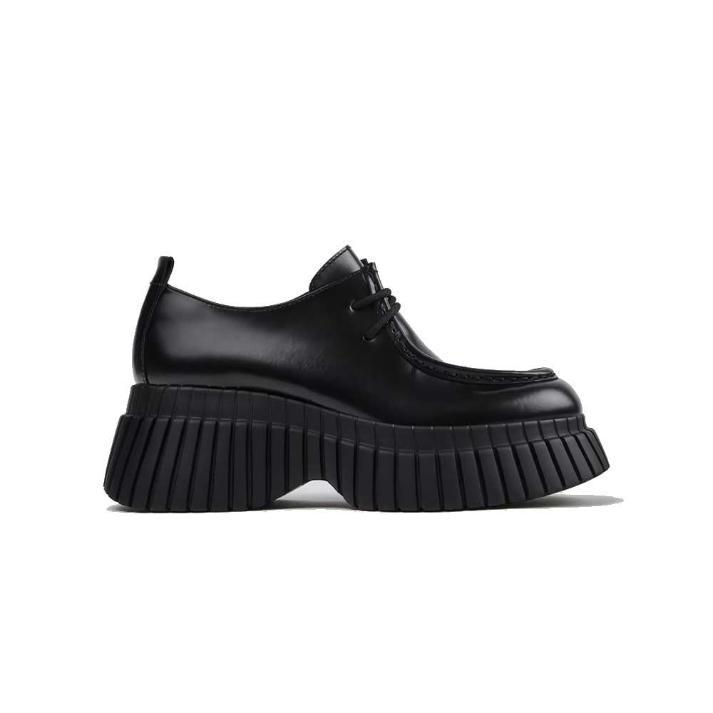 CAMPER Stringate Camper donna K201678 Pix BCN nere pelle<BR/> K201678 001 PIX BCN 