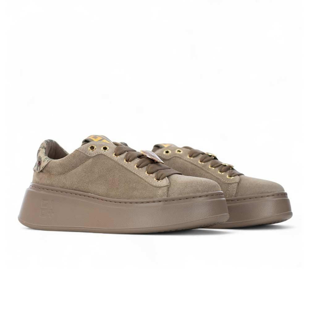 GIO+ Sneakers Gio+ donna PIA430A tortora<BR/><BR/> PIA430A COMBI TORTORA 