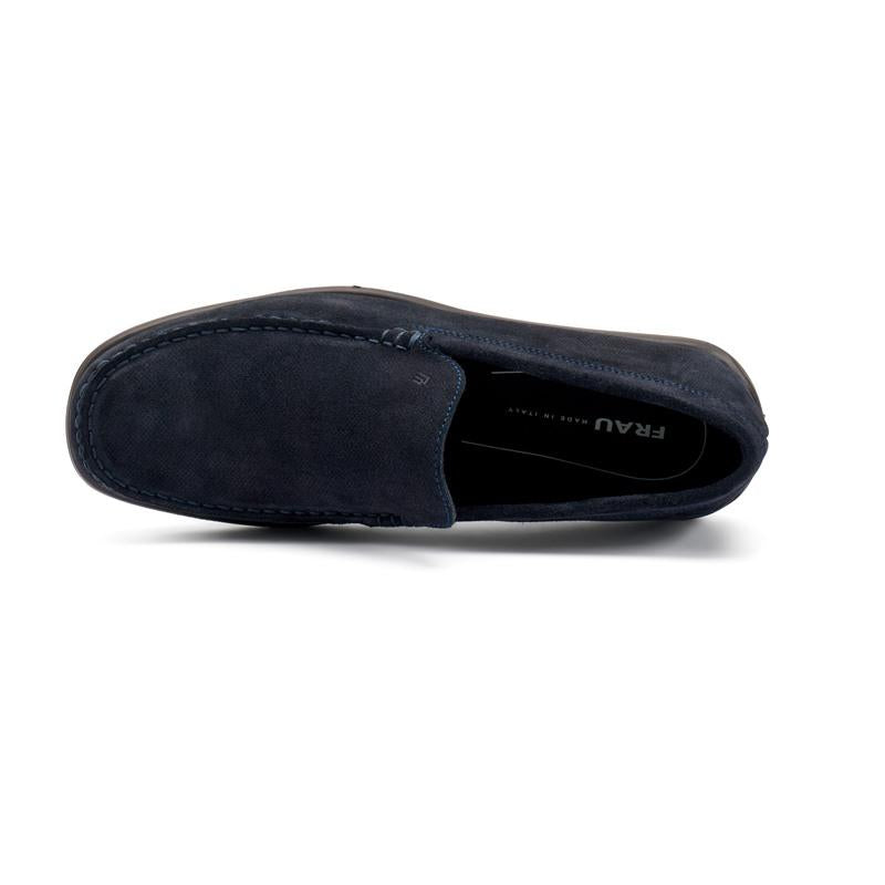 FRAU Mocassino frau uomo 14h4 blu slip on p25 14H4 CASTORO BLU 