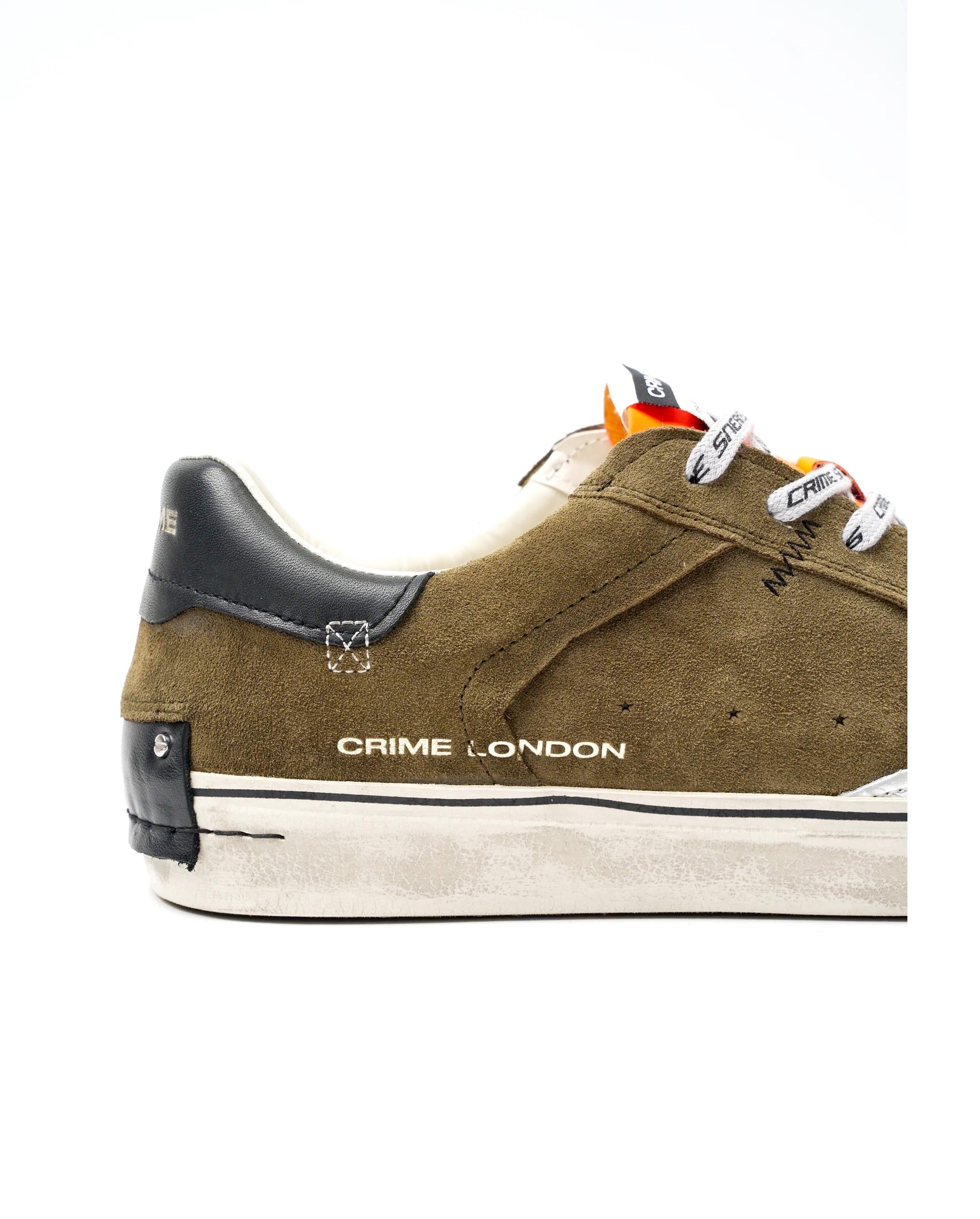 CRIME LONDON Sneakers crime london uomo DECONSTRUCTED LAVA ORANGE a25 DISTRESSED M 11030AA8B 