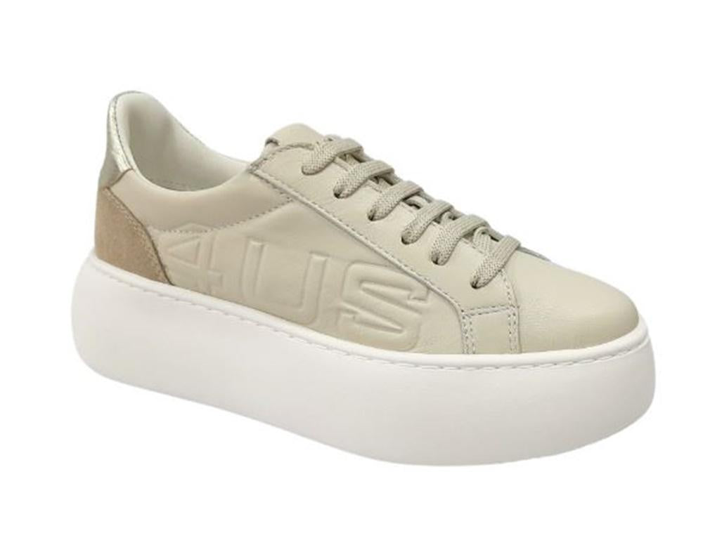 PACIOTTI 4US Sneakers Paciotti 4US donna Sharon 24 latte SHARON24 VIT.LATTE/LAM.PLATINO 