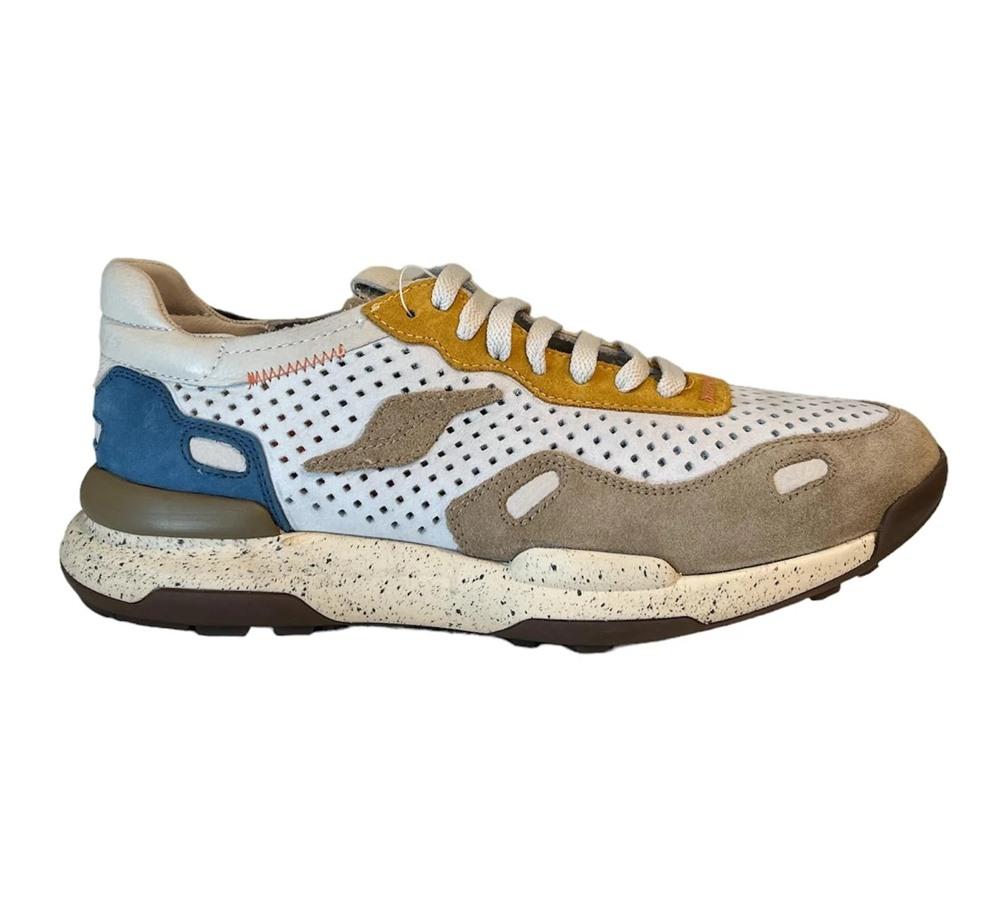 SHOOTERS Sneakers Shooters uomo S6388 beige S6388-02 BEIGE MULTI 