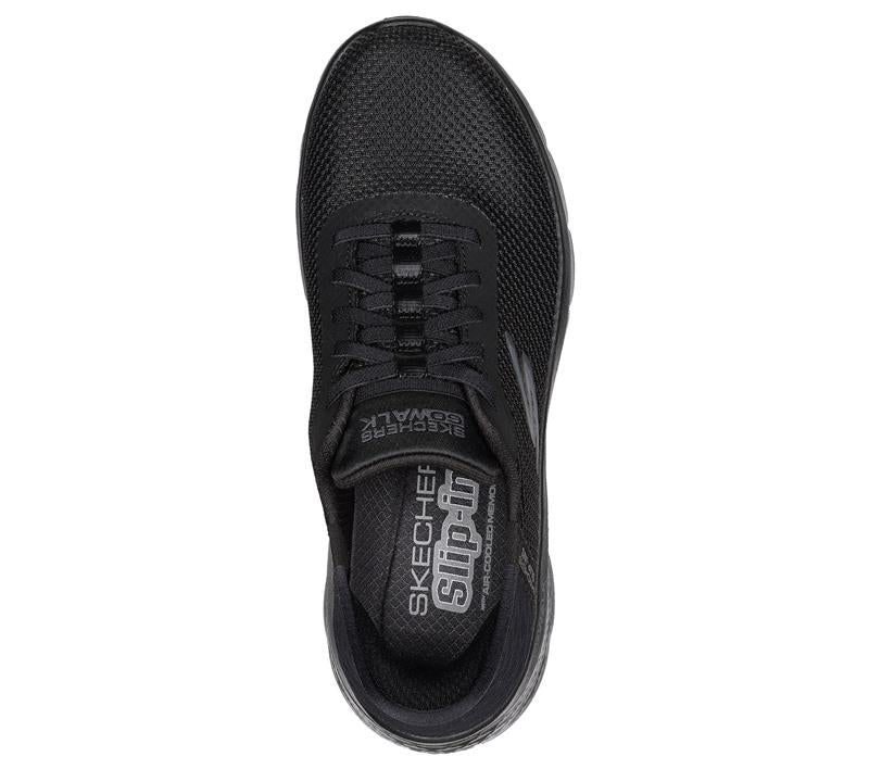 SKECHERS Sneakers Sketchers donna go walk flex grand entry black pe25 124836 BBK GO WALK BLACK 
