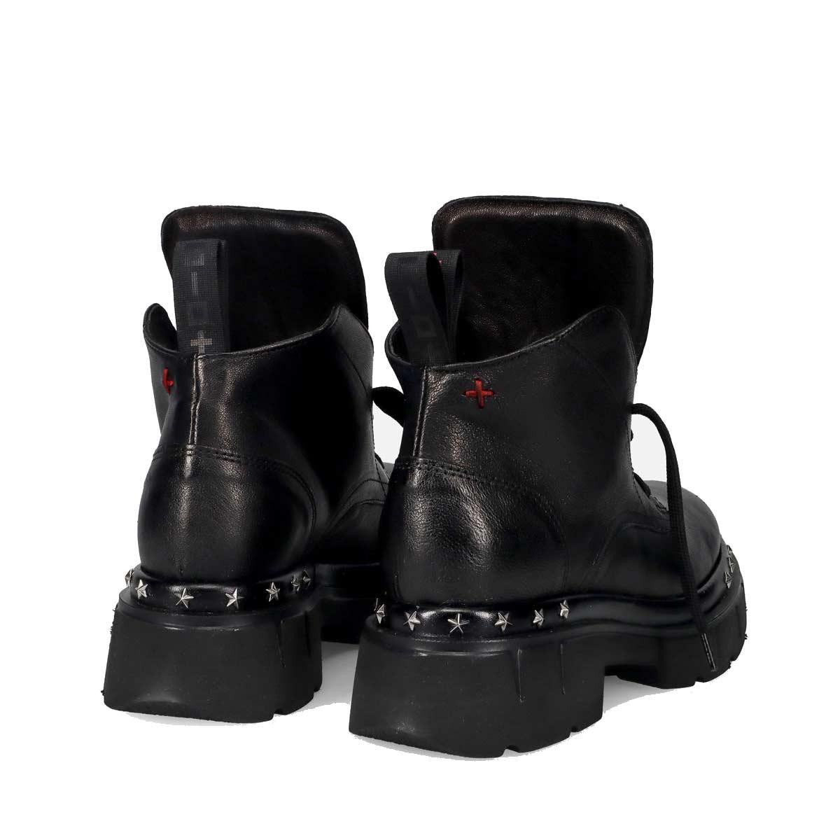 GIO+ Stivaletti Gio+ donna Cora 08 neri<BR/> CORA08 COMBI BLACK 