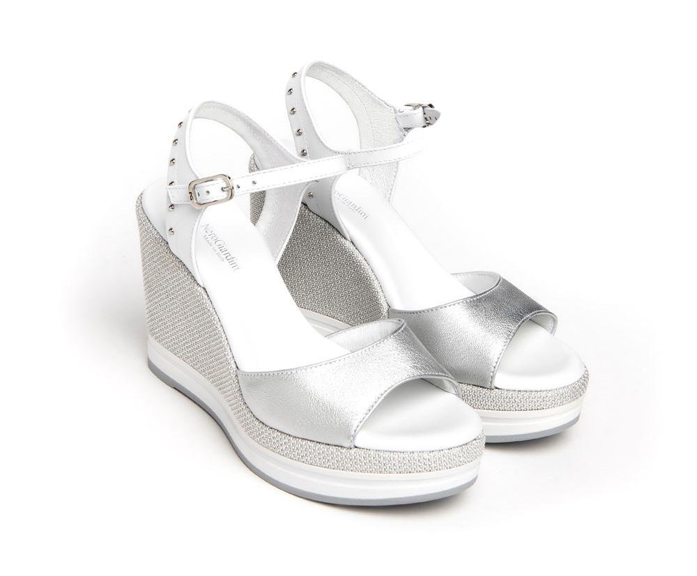 NEROGIARDINI Sandali NeroGiardini donna E307680D argento E307680D 700 ETOILE ARGENTO 