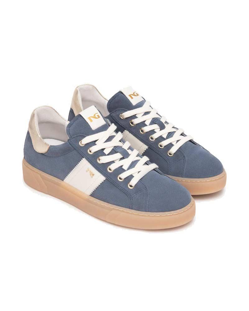 NEROGIARDINI Sneakers NeroGiardini donna E513004D avio<BR/> E513004D 203 VELOUR AVIO 
