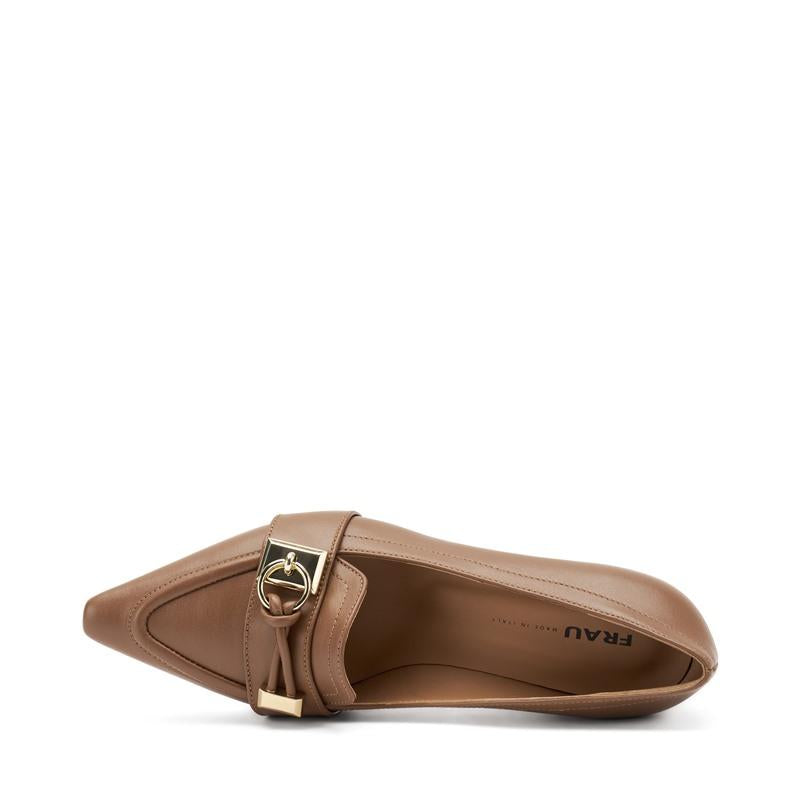 FRAU decolletè frau donna 64n0 nappa toffee pelle AI<BR/><BR/><BR/><BR/> 64N0 NAPPA TOFFEE 