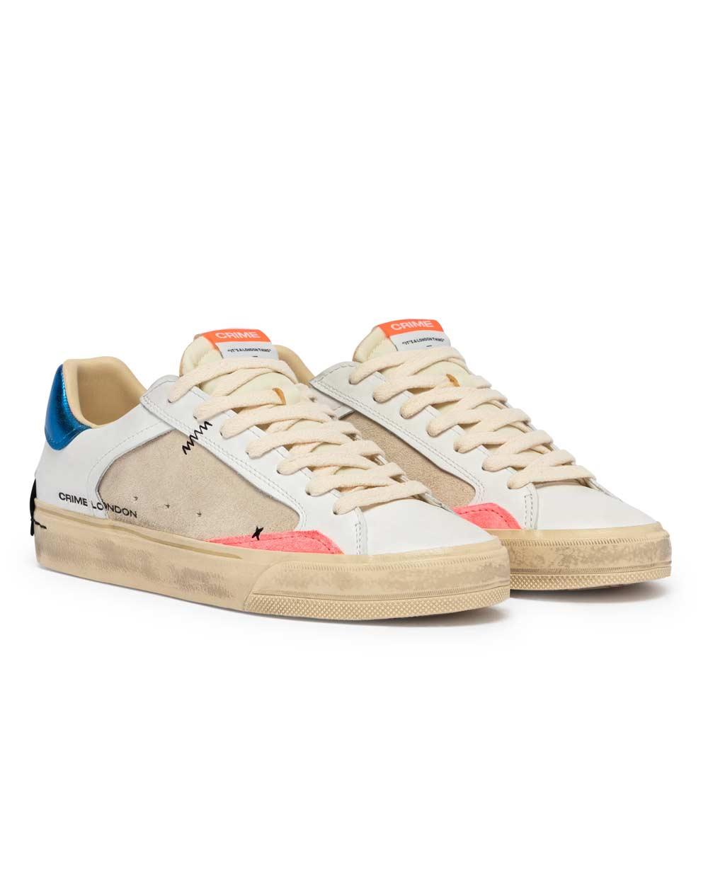 CRIME LONDON Sneakers Crime London donna Deconstructed  panna 29077PP8 10 DISTRESSED 