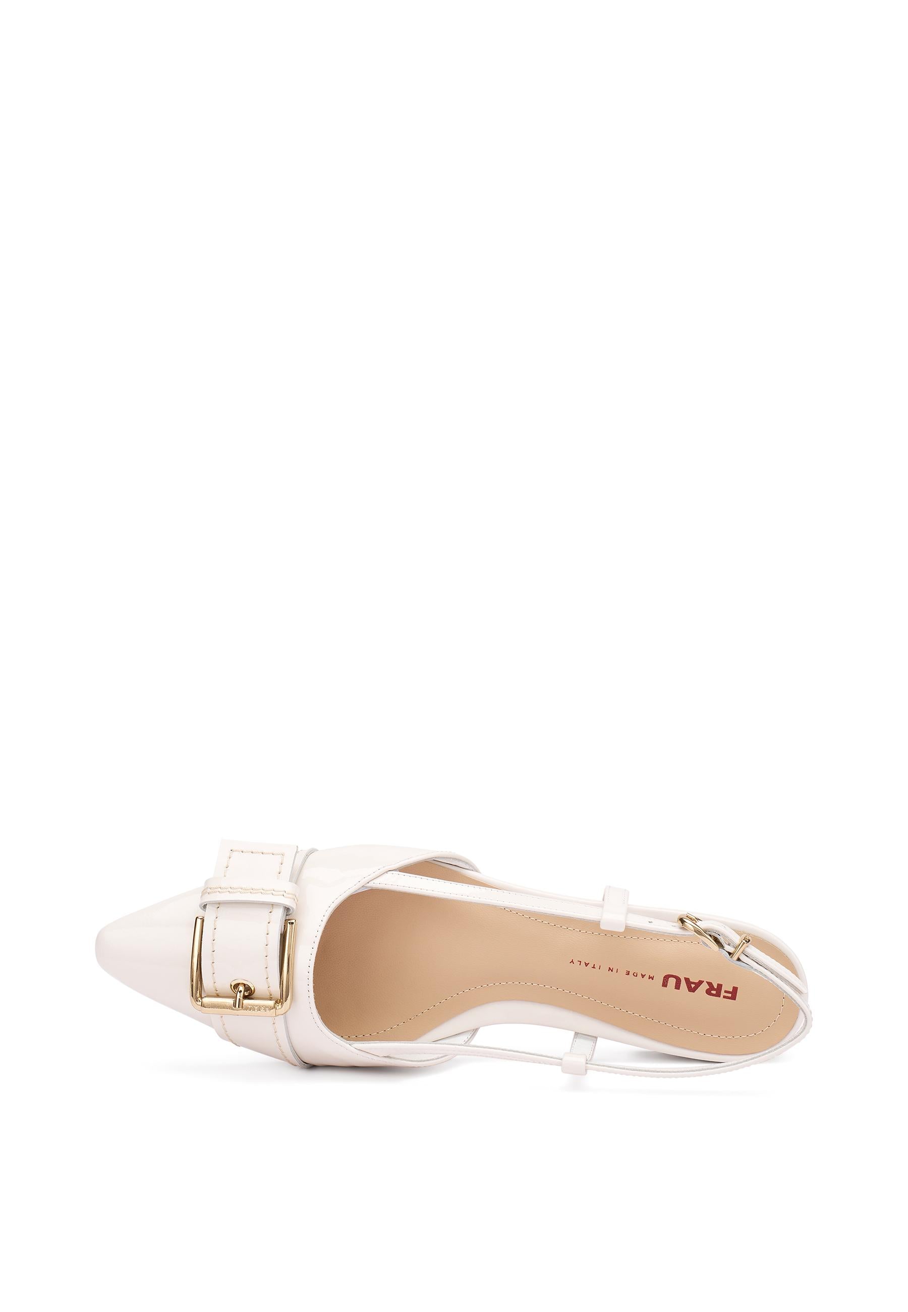 FRAU Slingback frau donna 63k0 vernice dove white 63K0 VERNICE DOVE 
