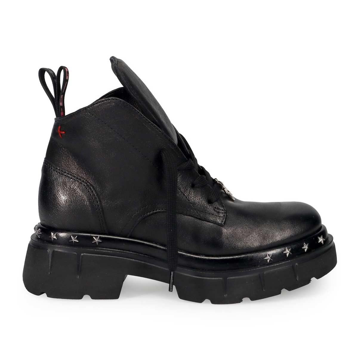 GIO+ Stivaletti Gio+ donna Cora 08 neri<BR/> CORA08 COMBI BLACK 