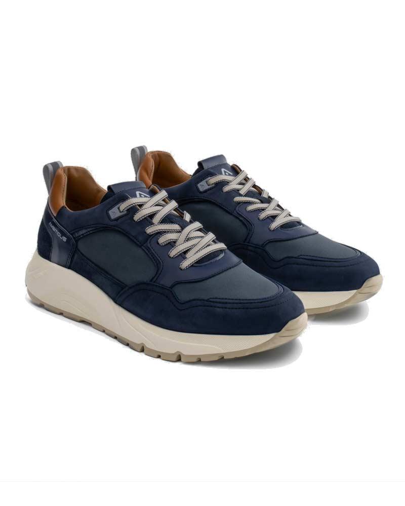 AMBITIOUS Sneakers Ambitious uomo 13838A Strider navy<BR/> 13838A 6270AM NAVY 