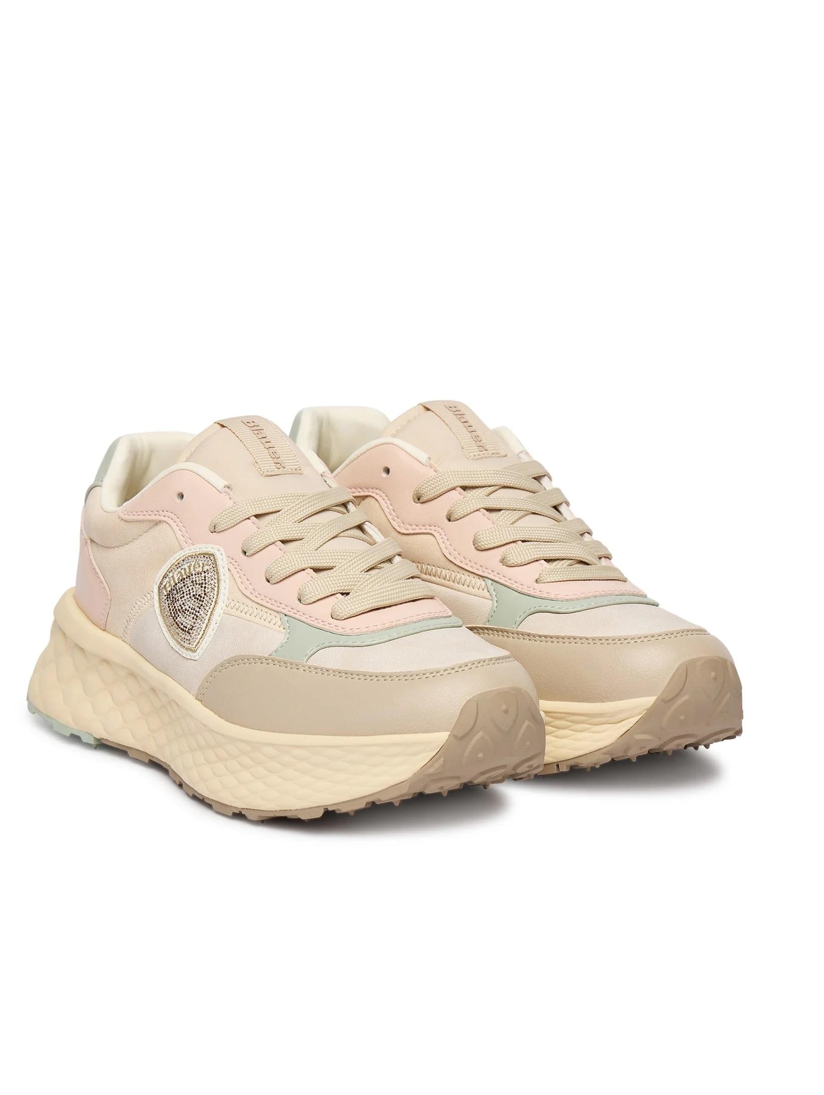 BLAUER Sneakers blauer donna s6 lynn 001 len cream S6LYNN01/LEN CRE/NUD 