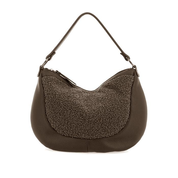 GABS Borsa Gabs a spalla MARTY curly fur + bull quercia G011170T2_X2922 C1562 MARTY TG M 