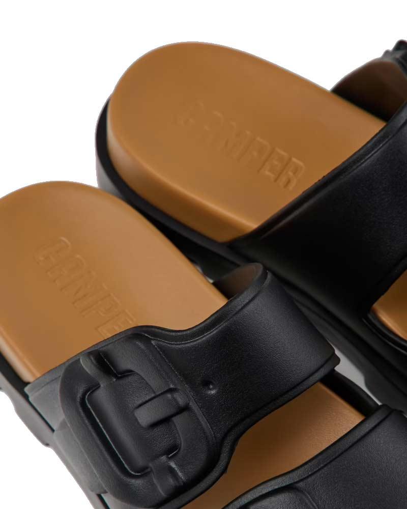 CAMPER Sandali Camper donna K201792 Brutus neri K201792 001 BRUTUS SANDAL 