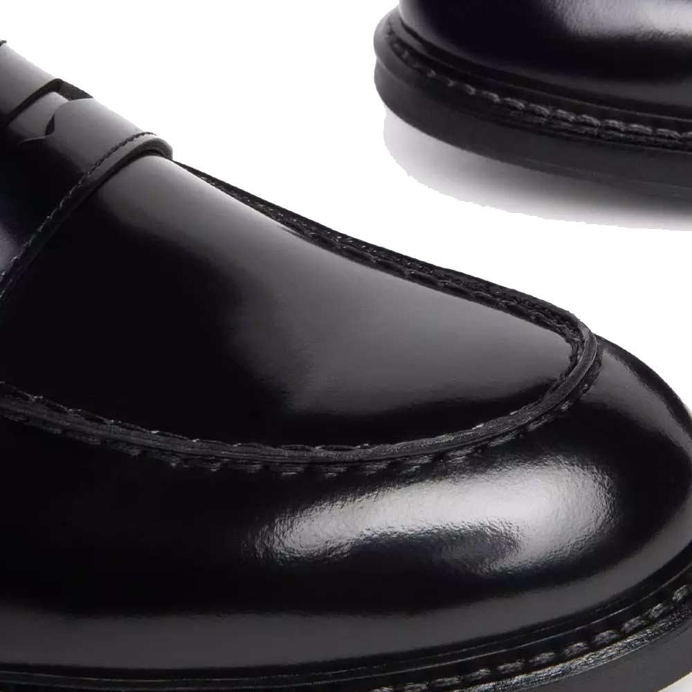 NEROGIARDINI Mocassini NeroGiardini uomo Wembley E500600U neri E500600U 100 WEMBLEY NERO 