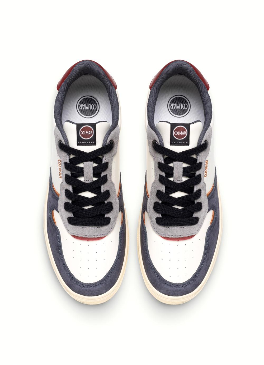 COLMAR Sneakers Colmar uomo Tokyo Blender IN23 175 bianche TOKYO BLENDER 175 