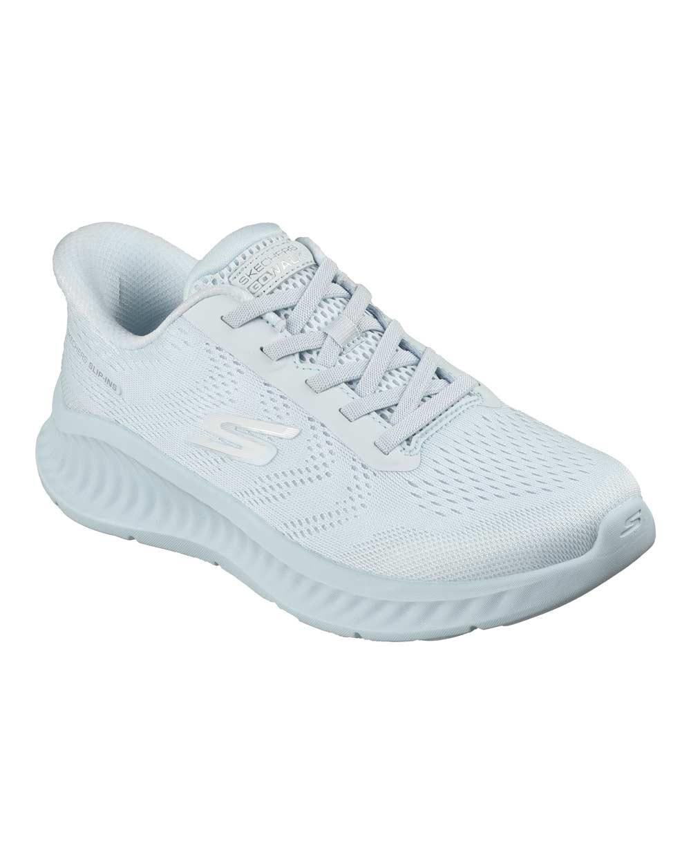 SKECHERS Sneakers Skechers donna 125643 Khloe bianco azzurra 125643 LTBL KHLOE - GO WALK NOW 