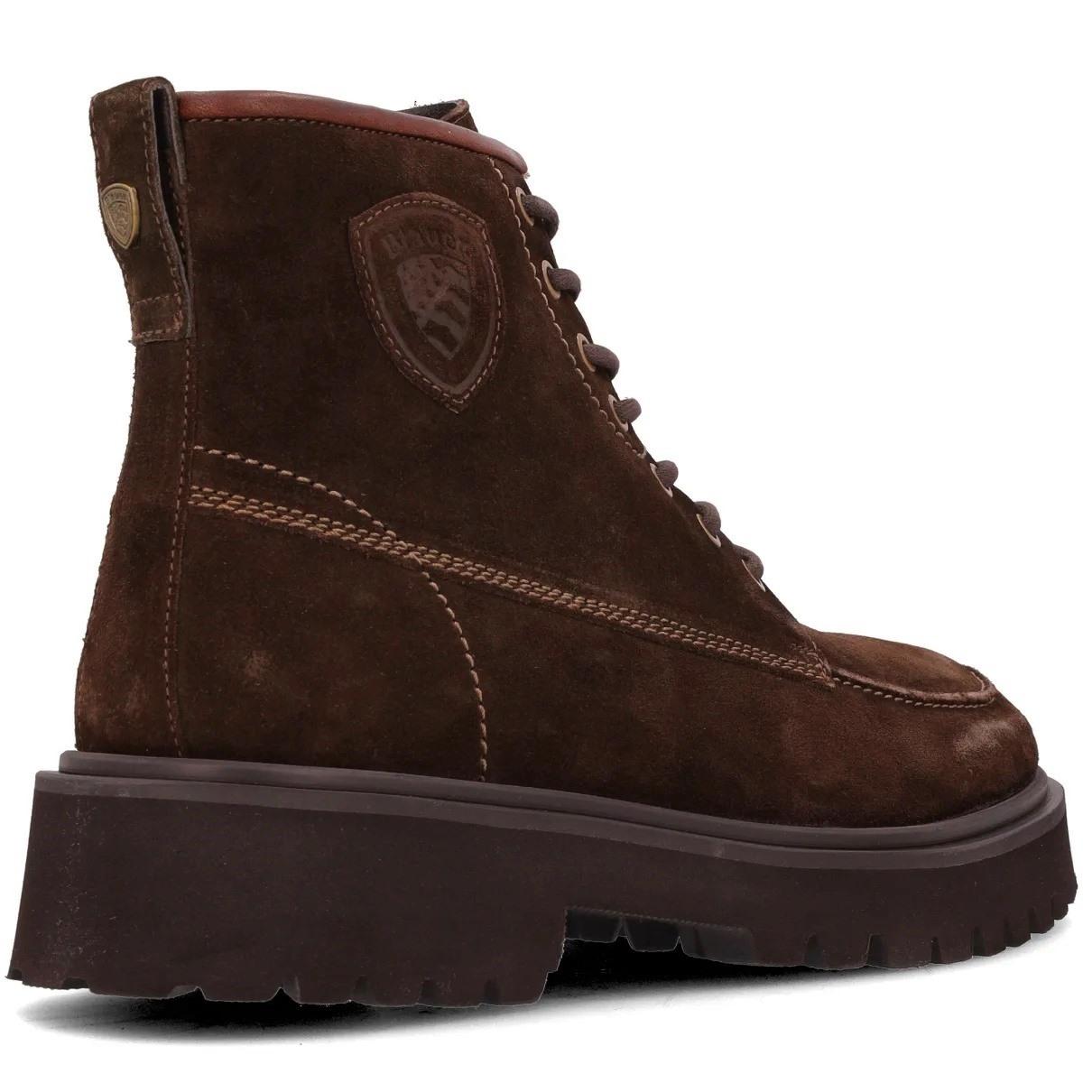 BLAUER Stivaletto blauer uomo f5 buxton 05 dark brown a25 F5BUXTON05/SUE DKB DARK BROWN 