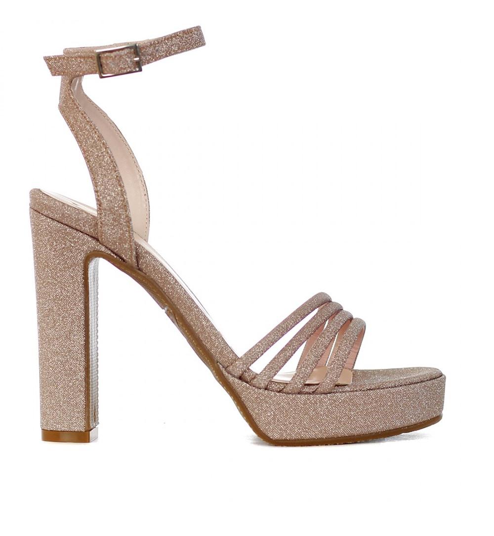 LORENZO MARI Sandali Lorenzo Mari donna Iuventas 01 cipria IUVENTAS 01 MICRO GLITTER CIPRIA 