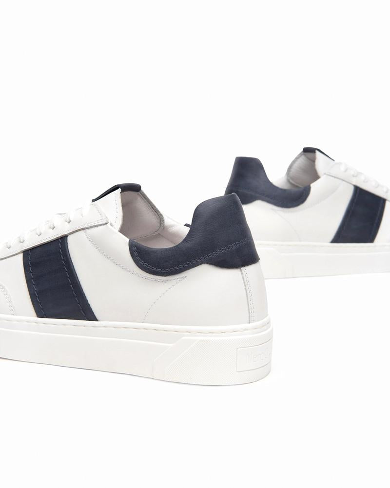 NEROGIARDINI Sneakers nerogiardini uomo E500691u sparta bianca p25 E500691U 707 SPARTA BIANCO 
