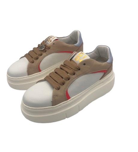 GIO+ Sneakers Giò+ donna aria 02 combi tortorina pe25 ARIA02 COMBI TORTORINA 