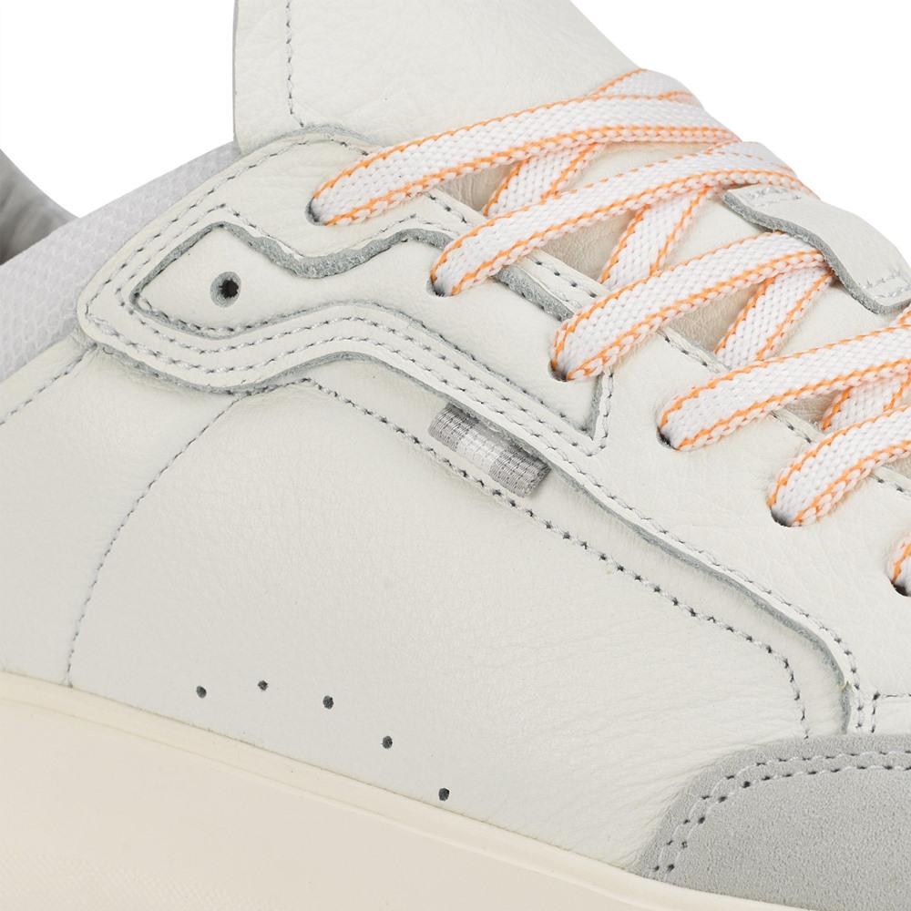 AMBITIOUS Sneakers Ambitious uomo Hover 12806 bianche 12806 7027 WHITE ORANGE 