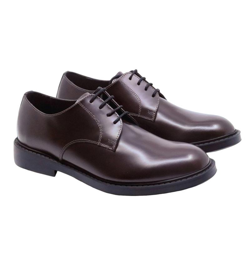 ANTICA CUOIERIA Derby Antica Cuoieria uomo 22938 dover moro AI 22938 DOVER T.MORO 
