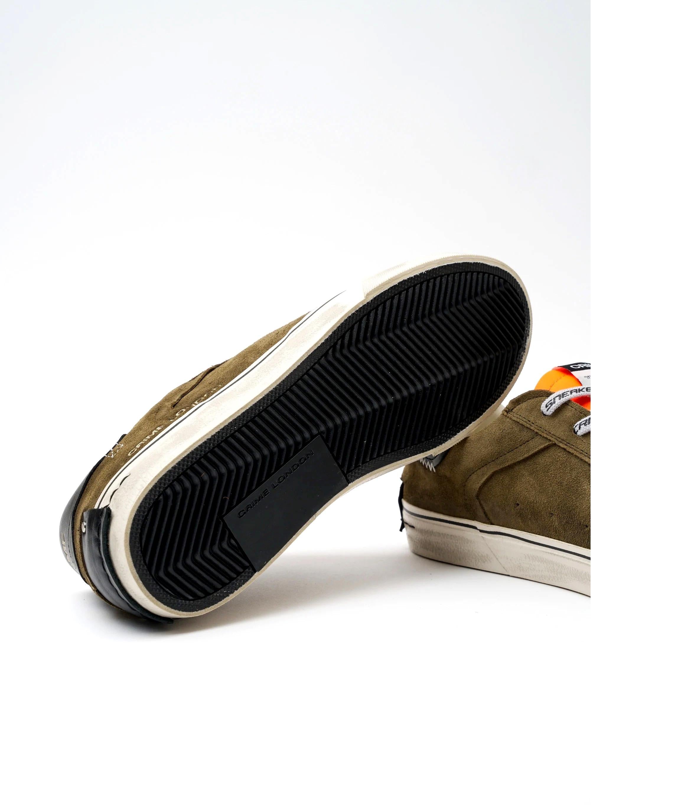 CRIME LONDON Sneakers crime london uomo DECONSTRUCTED LAVA ORANGE a25 DISTRESSED M 11030AA8B 