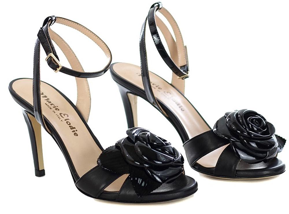 MARIE ELODIE Sandali Marie Elodie donna Jois neri PE22 JOYS VERNICE NERO 