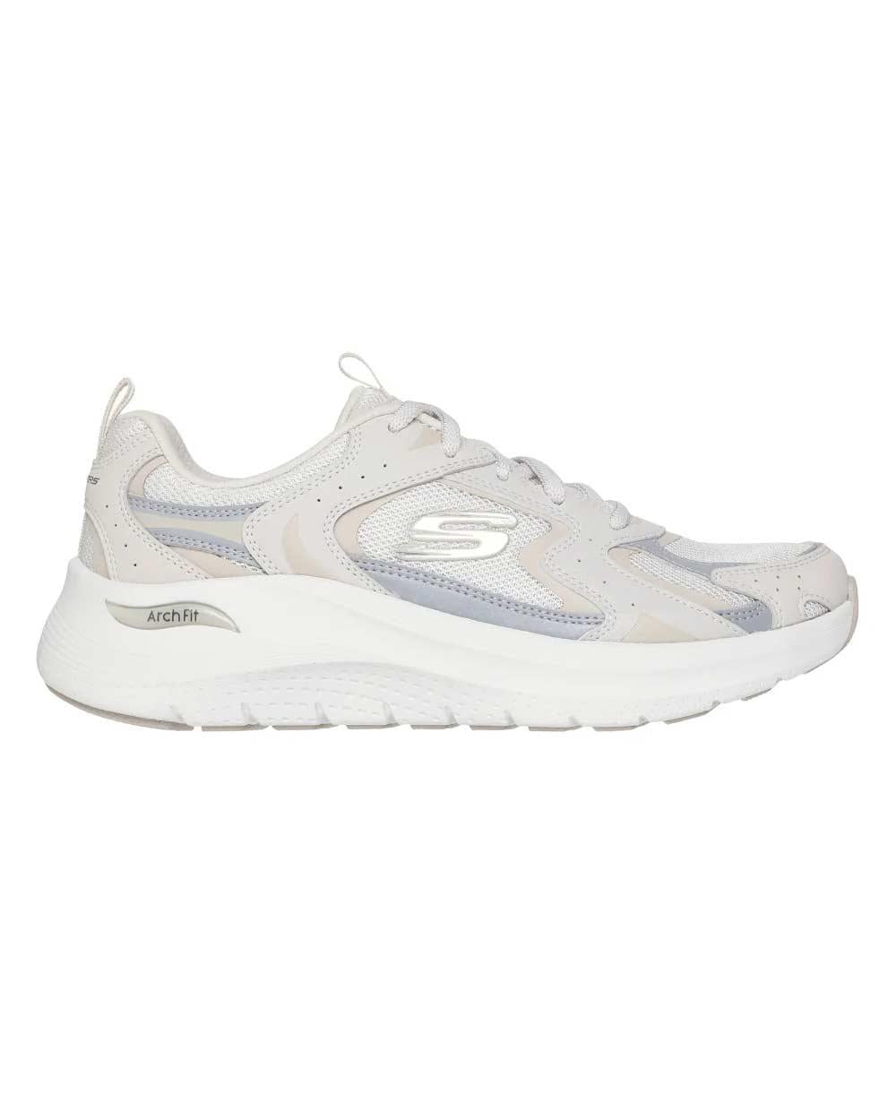 SKECHERS Sneakers Skechers donna 150332 natural 150332 NAT VINTAGE LUXE ARCH FIT 2.0 